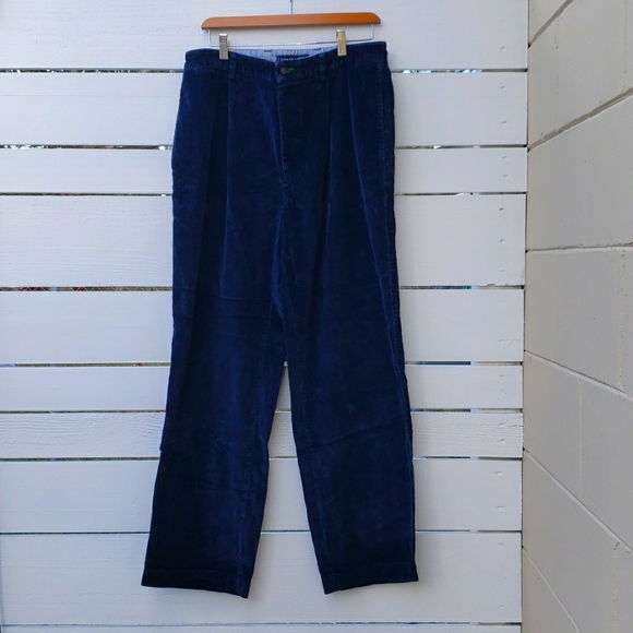 Tommy Hilfiger Pants Tommy Hilfiger Corduroy Pants Mens 34x32 Navy